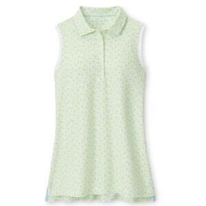 $90 Peter Millar Women’s Main Squeeze Banded Mesh Polo Shirt -Spritzer - Large